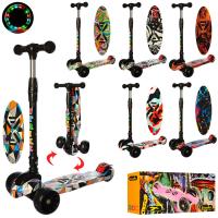 купить Детский трехколесный самокат iTrike JR 3-060-13 с принтом