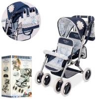 купить Двухместная коляска для куклы DeCuevas 90325 прогулка с сумкой