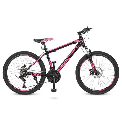 Спортивный велосипед 24 дюйма Profi G24YOUNG A24.4 (черно-розовый)