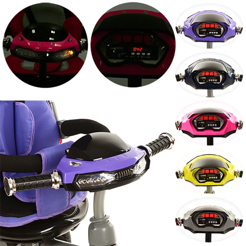 Игровая панель МНТ-1-6S на трехколесный  велосипед MHT-1-6S с креплением на руль (MP3/SD/FM)