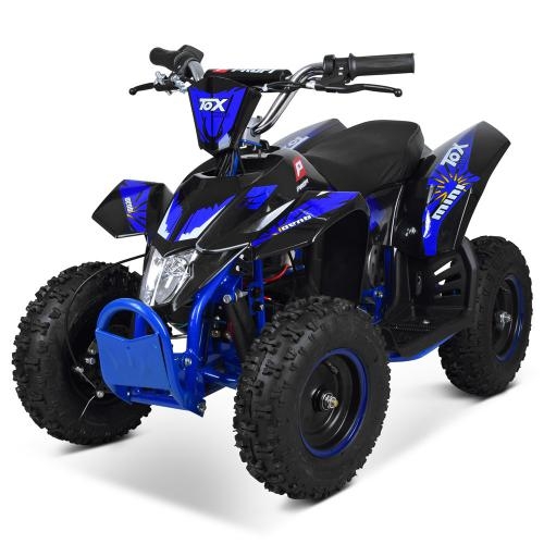 Металлический квадроцикл HB-EATV 800K-4 мотор 800W (синий)