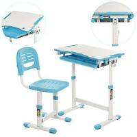 купить Детская регулируемая парта Bambi B 201-1 (синяя)