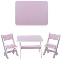 купить Детский столик со стульчиками М 2101-04 (розовый)