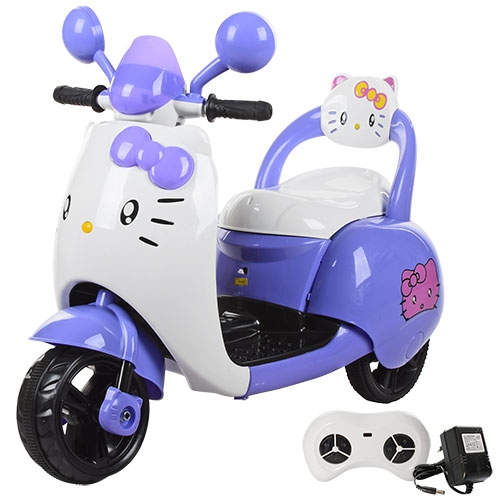 Детский мотоцикл M 3563 BR-9 Hello Kitty (фиолетовый)