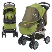купить Детская коляска M 2107-2 прогулочная (зеленая)