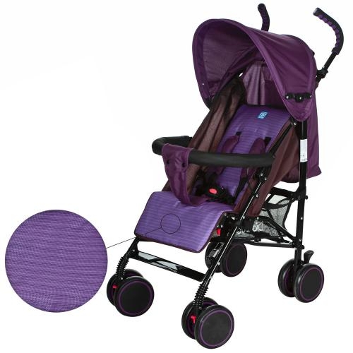 Прогулочная коляска для детей Bambi M 3426-9 трость (фиолетовая)