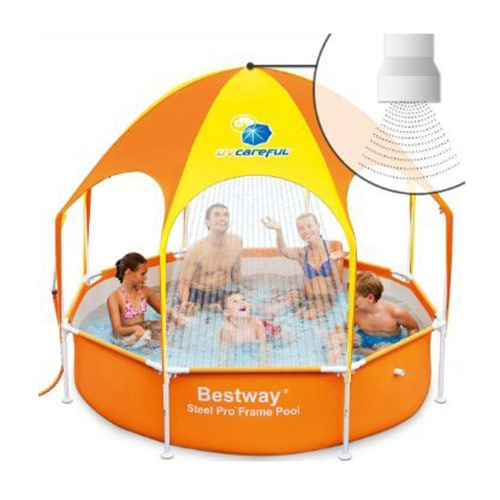 Каркасный бассейн Bestway 56432 с навесом (244-51 см)