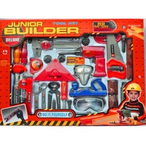 Детский набор инструментов 2070 «JUNIOR BUILDER» для мальчиков, 41 предмет