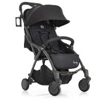 купить Прогулочная коляска-книжка El Camino ME 1034L HANDY Graphite с чехлом (серая)