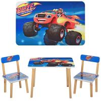 купить Детский столик со стульчиками 501-35 Blaze деревянный