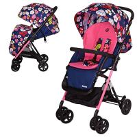 купить Коляска детская AMORE M 3405-8-2 прогулочная с чехлом (сине-розовая)