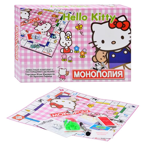 Монополия настольная Helloy Kitty 3838 R-KT