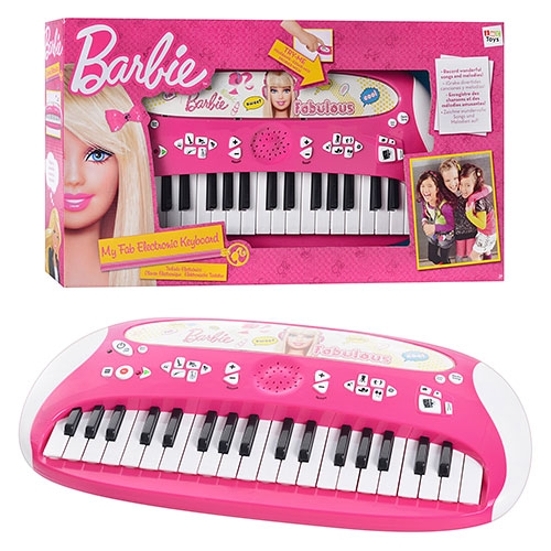 Детское пианино IMC Toys 784178 Barbie запись и 22 тона