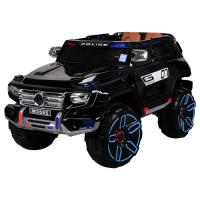 купить Детский электромобиль джип-полиция M 3585EBLRS-2 кожаное сиденье автокраска (черный) купить Детский электромобиль джип-полиция M 3585EBLRS-2 кожаное сиденье автокраска (черный)