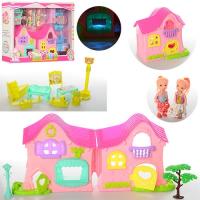 купить Домик для кукол 8127AB с мебелью