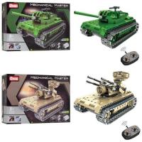 купить Военный конструктор на радиоуправлении 8011-8012 танк (от 453 деталей)
