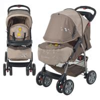 купить Детская коляска M 2107-1 прогулочная (бежевая)