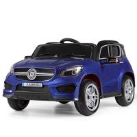 купить Детский джип Bambi M 3624EBLRS-4 кожаное сиденье и автокраска (синий)