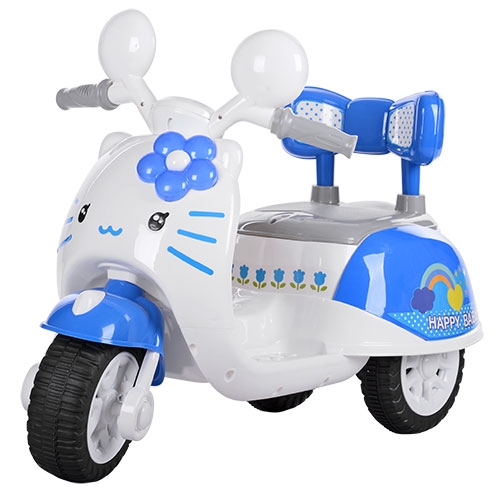 Детский мотоцикл HELLO KITTY 99118A-4 (бело-голубой)