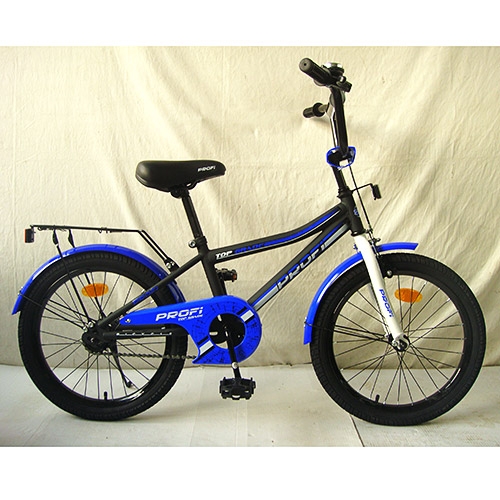 Детский велосипед Prof1 20 дюймов L20101 Top Grade (черный мат)