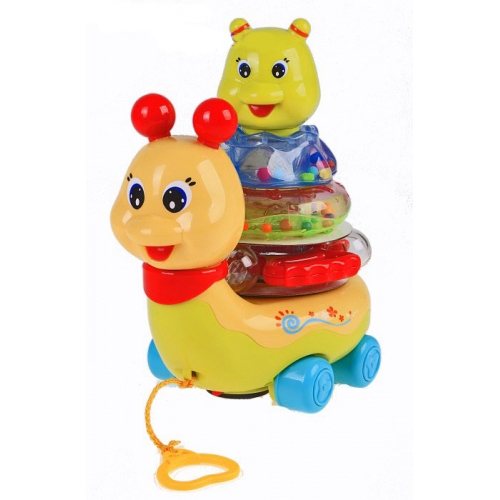Веселая улитка пирамида 9162 JOY TOY (муз, свет)