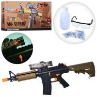 купить Детское оружие автомат 3338 водяные пули свет очки (74,5см)