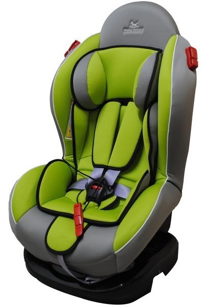 Автокресло Baby Shield Smart Sport II темно-серый/лайм (с поддоном) 478