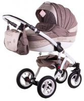 купить Коляска 2 в 1 Adamex Aspena World Collection love cappucino 620252