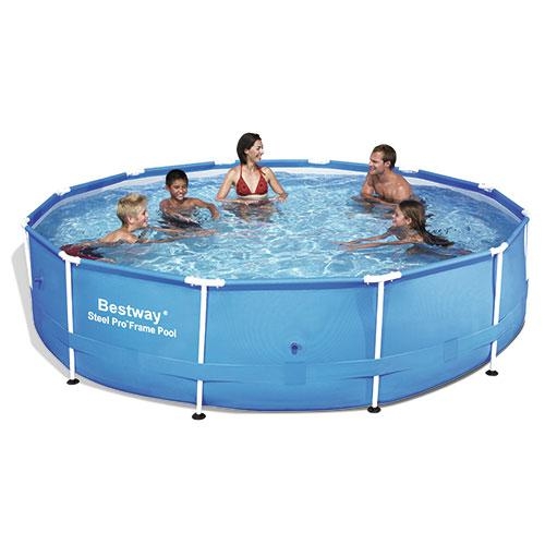 Круглый каркасный бассейн Bestway 56030 (366-76 см)