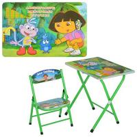 купить Детский складной столик DT 19-18 Даша, металлическая основа (зеленый)