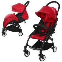 купить Детская прогулочная коляска M 3548-3 YOGA книжка (красная)