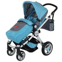 купить Коляска 2 в 1 Quatro Makalu 4 №3 Голубая 620556