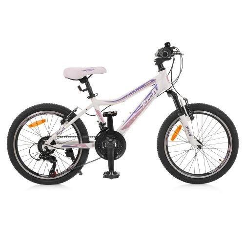 Спортивный велосипед 20 дюймов Profi G20CARE A20.3 алюминиевая рама 12" Shimano (белый)