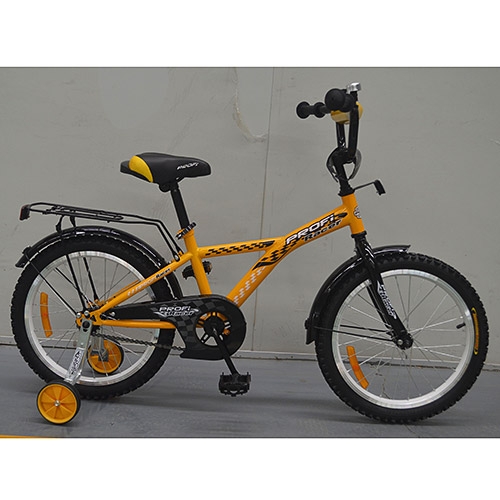 Двухколесный велосипед для детей 18 дюймов Profi G1834 Racer (желтый)