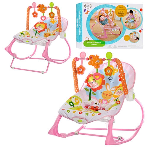 Кресло-качалка для детей BAMBI BB 4544 музыкальная бабочка виброрежим