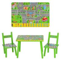 купить Детский столик M 2102 с двумя стульчиками, ПДД