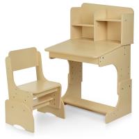 купить Детская парта со стульчиком F 2071 регулируется высота (светлое венге)
