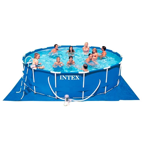 Бассейн каркасный Intex 28228 с аксессуарами (457-84 см)