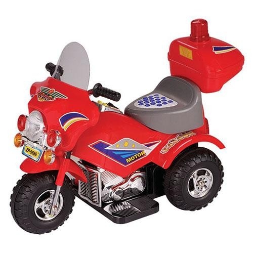 Детский мотоцикл Bambi M 2511-3 с электромотором (красный)