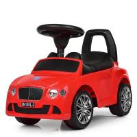 купить Детская каталка-толокар Bentley M 4130L-3 с музыкой и кожаным сиденьем (красная)