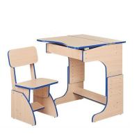 купить Детская парта со стульчиком 106 регулирование (бежево-синяя)