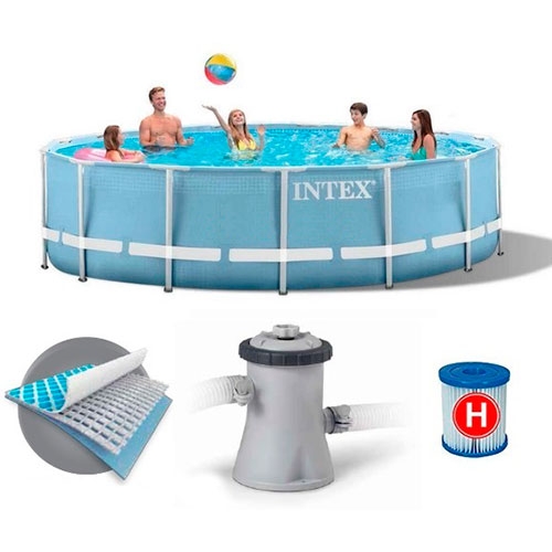 Каркасный бассейн с фильтр насосом Intex 28702 (305-76 см)