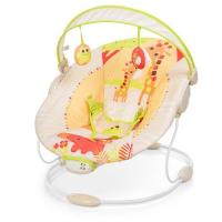 купить Шезлонг детский 6418 дуга с подвесками музыка и вибро