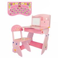 купить Детская регулируемая парта W 071 с полочками и мольбертом
