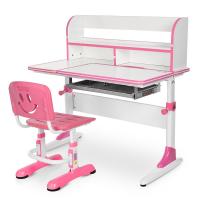 купить Детская парта-трансформер Bambi M 4091-8 с выдвижным ящиком (розовая)