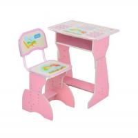 купить Детская регулируемая парта со стульчиком Bambi HB 2029-02-7 русский язык (розовая)
