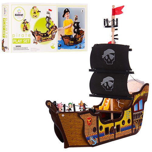 Деревянная игрушка KidKraft MD 1069 пиратский корабль