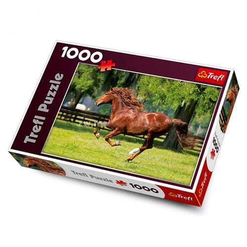 Пазлы 10201 Мчатся кони (Trefl пазл) 1000 дет.