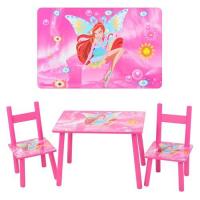 купить Деревянный столик со стульчиками 2547-36 Winx
