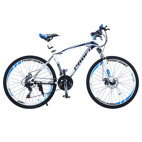 Спортивный велосипед 26 дюймов Profi E2617X1-1 (бело-голубой)